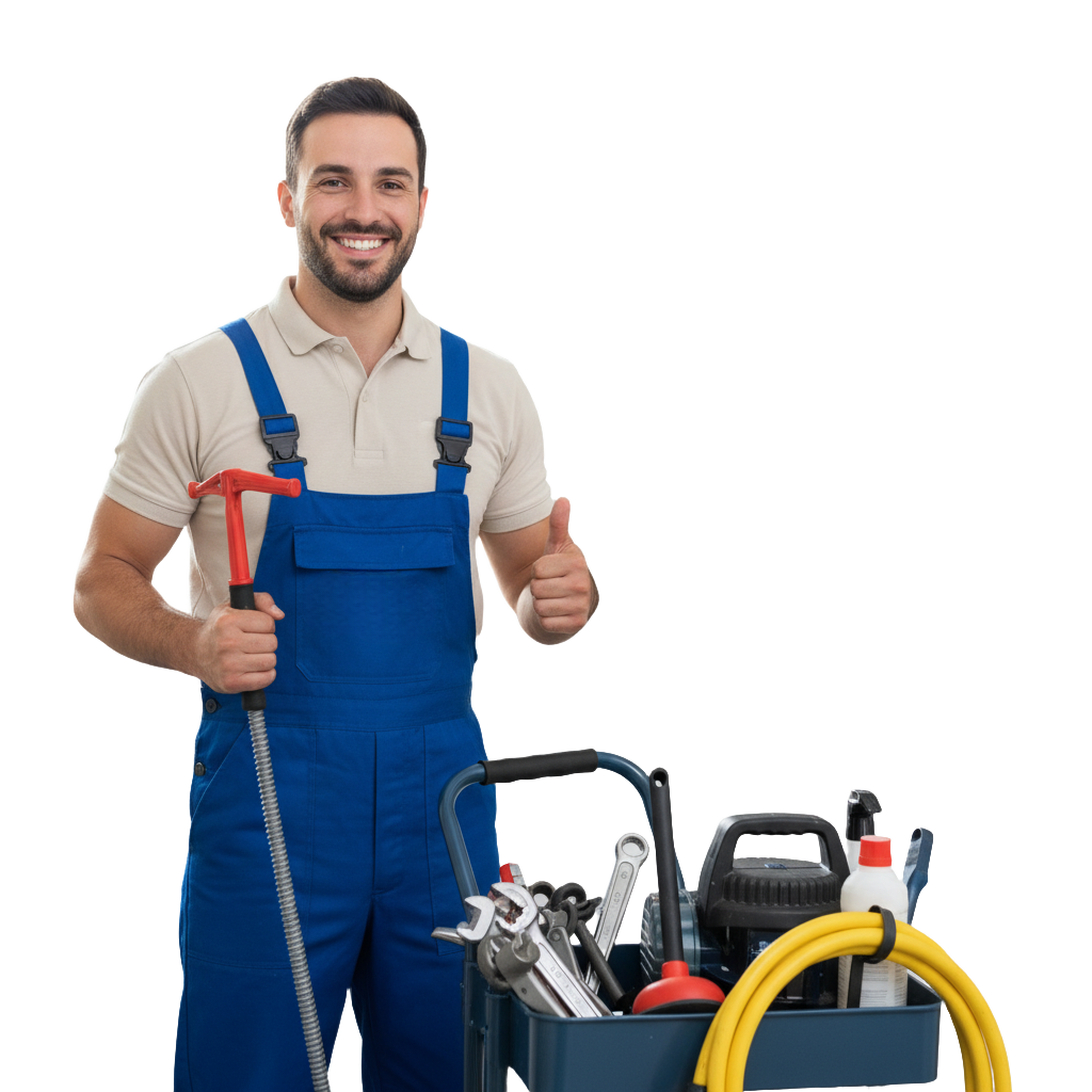 Serviço de desentupimentos disponível 24 horas